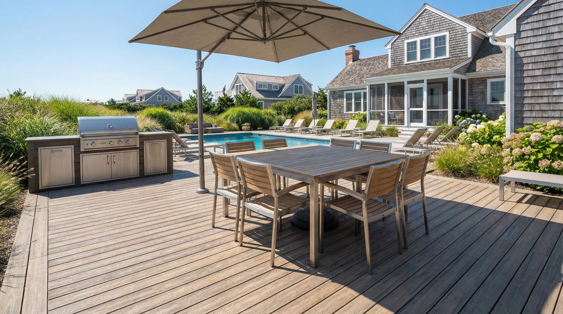 Techo-Bloc Borealis deck by Ocean County Hardscapes